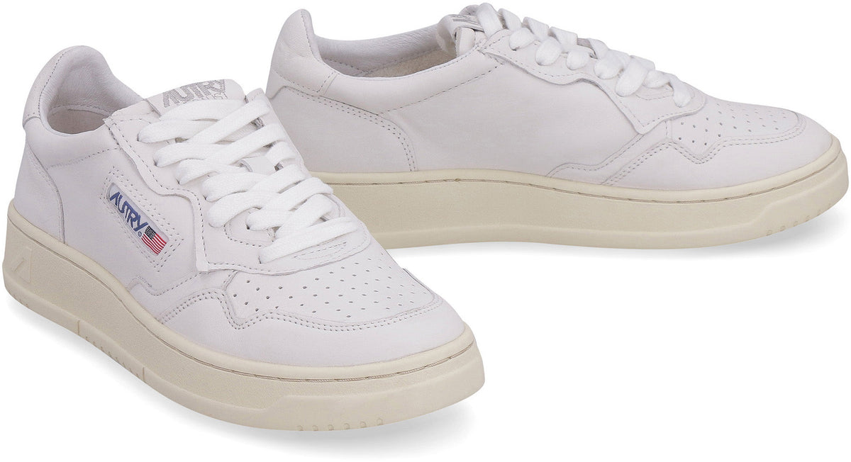 MEDALIST LEATHER LOW-TOP SNEAKERS