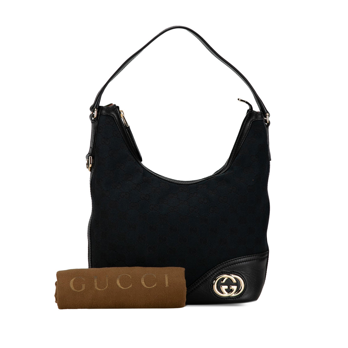 GUCCI GG Canvas New Britt Shoulder Bag