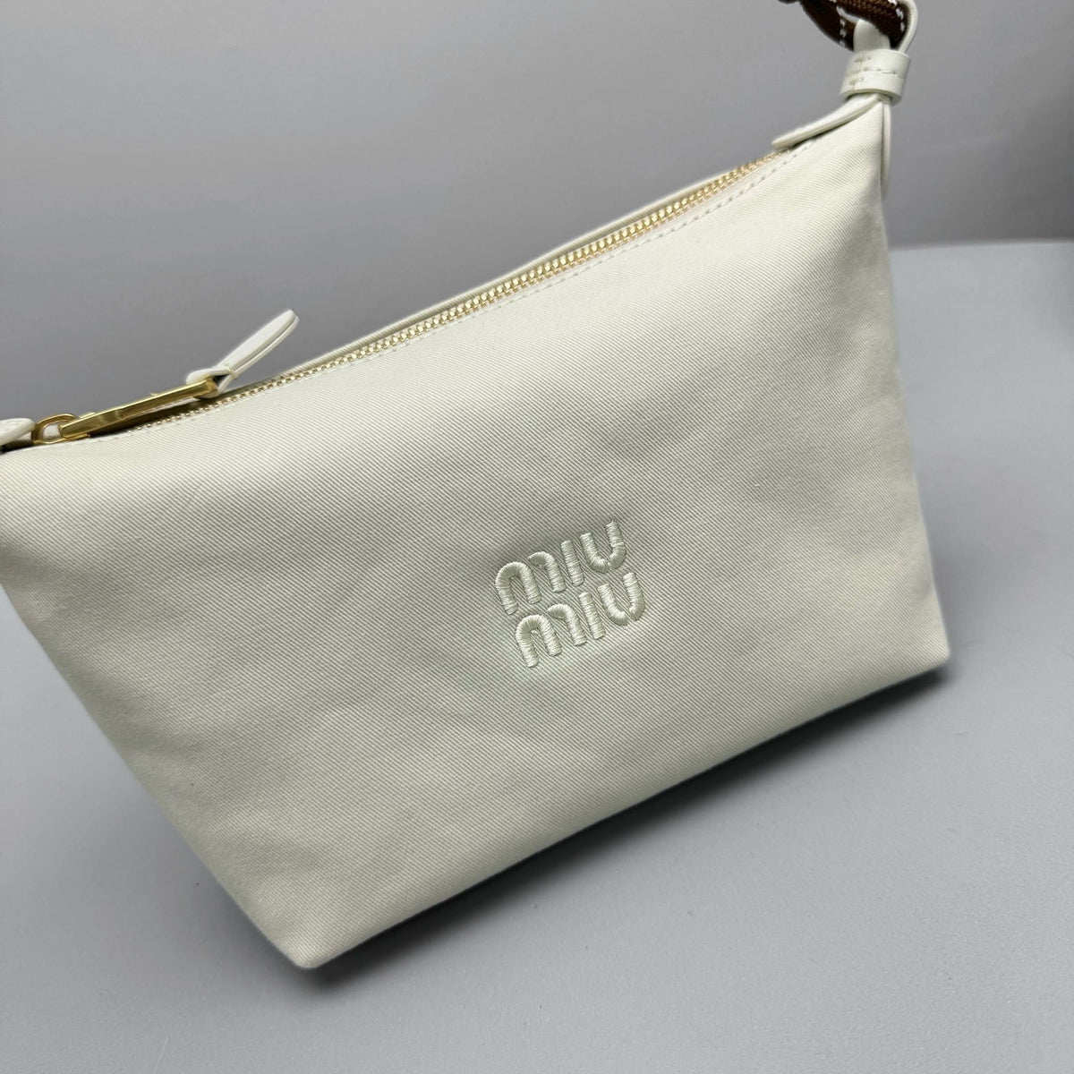 MIU M GABARDINE POUCH