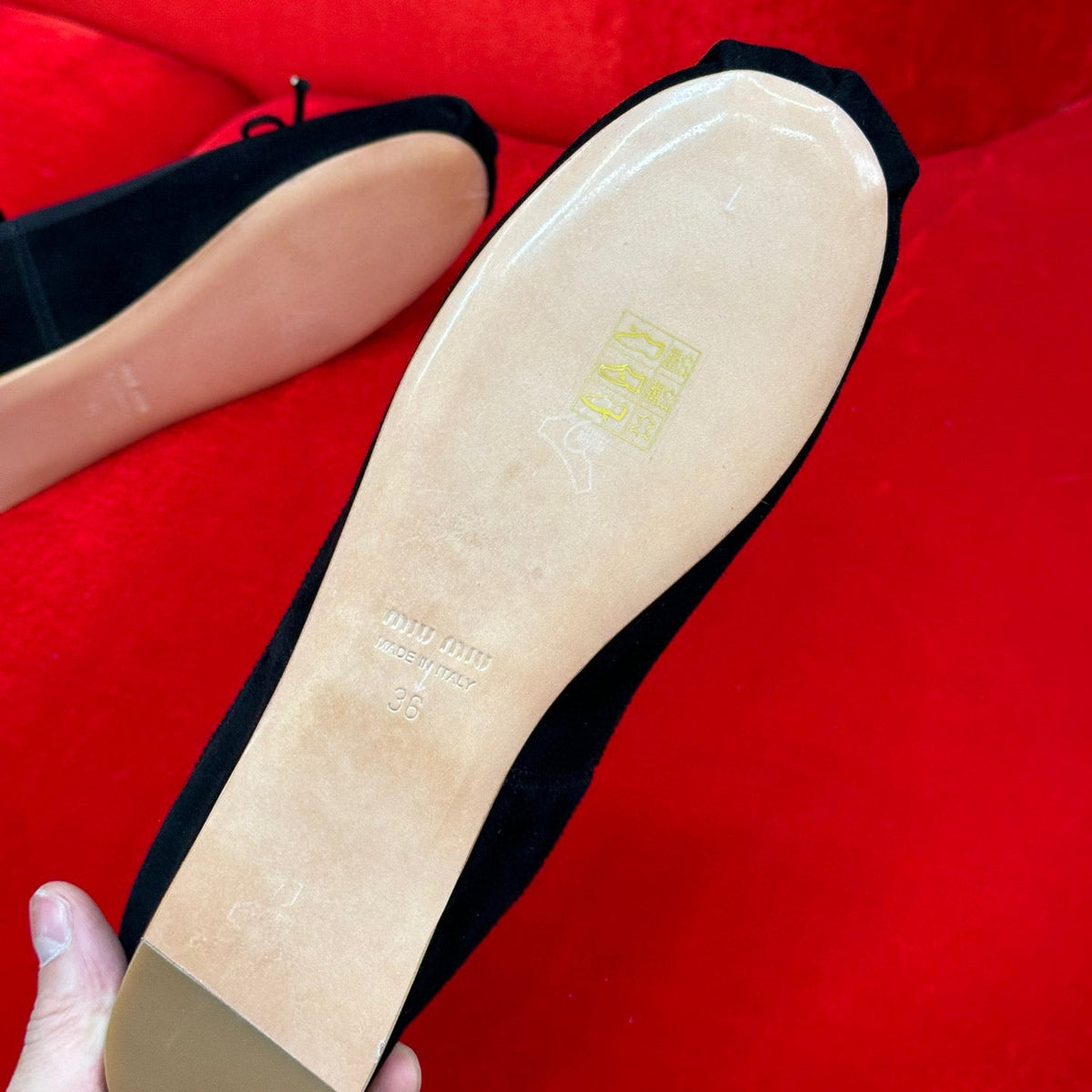 MIU M BALLERINA FLATS