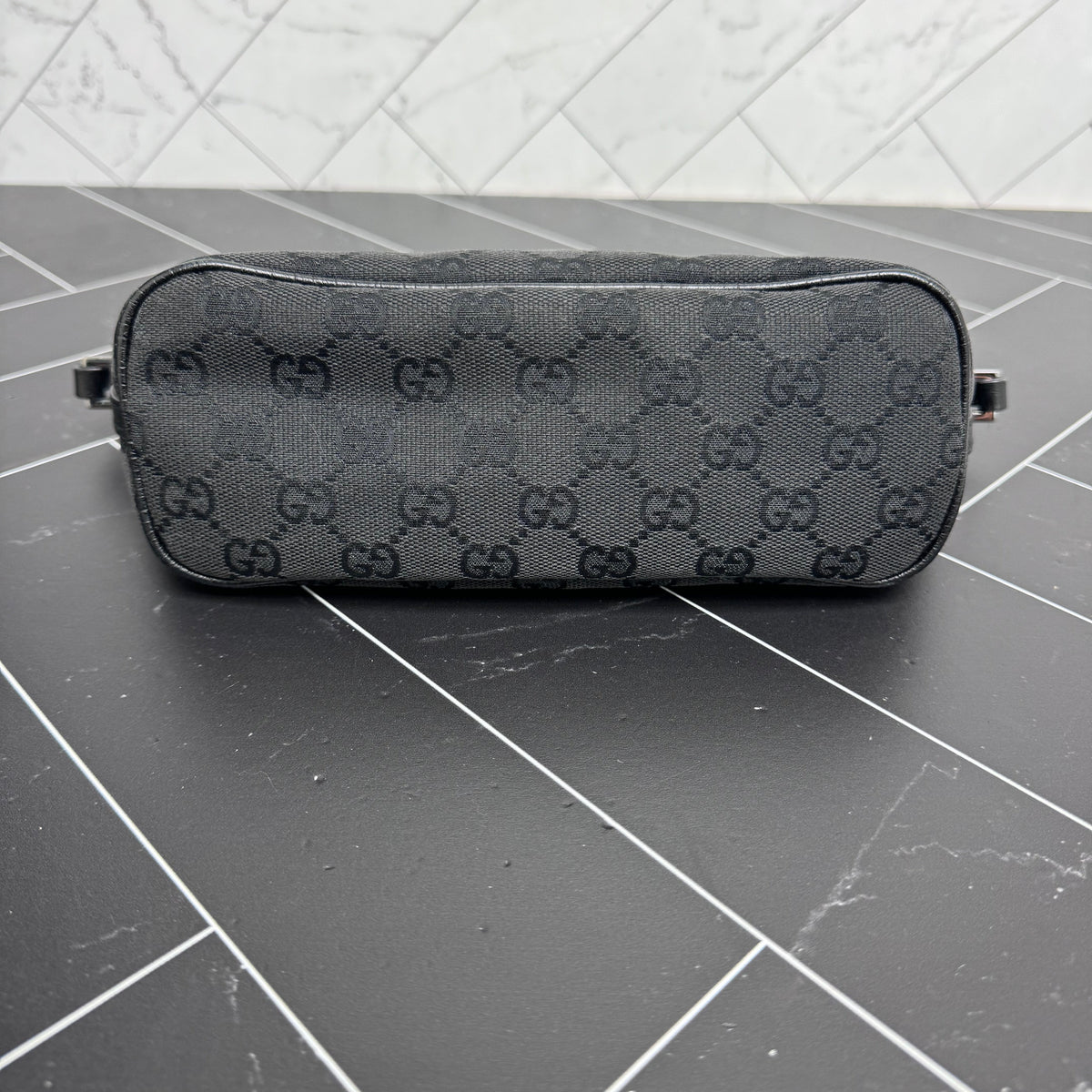 Gucci Black Canvas Handbag