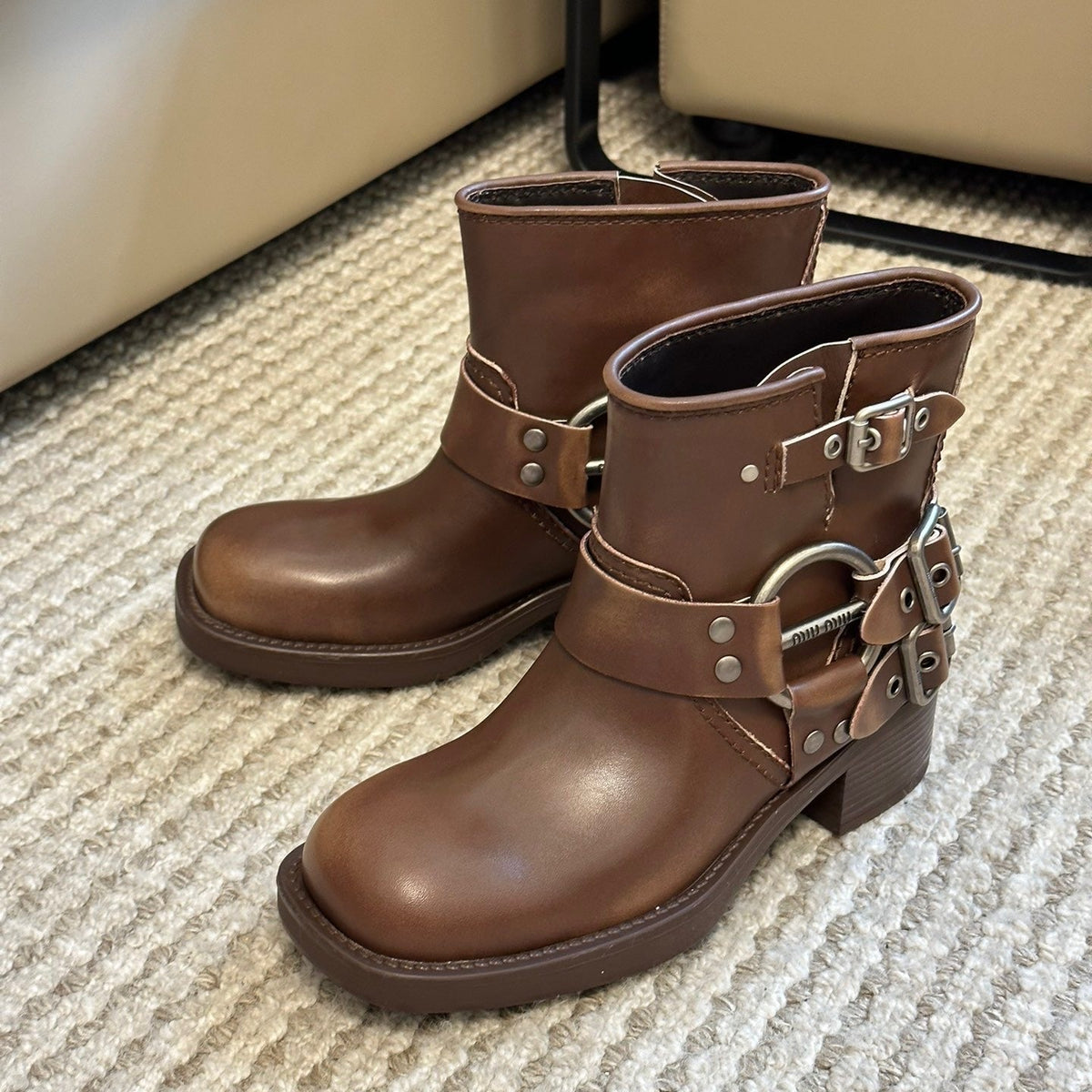 MIU M BOOTS