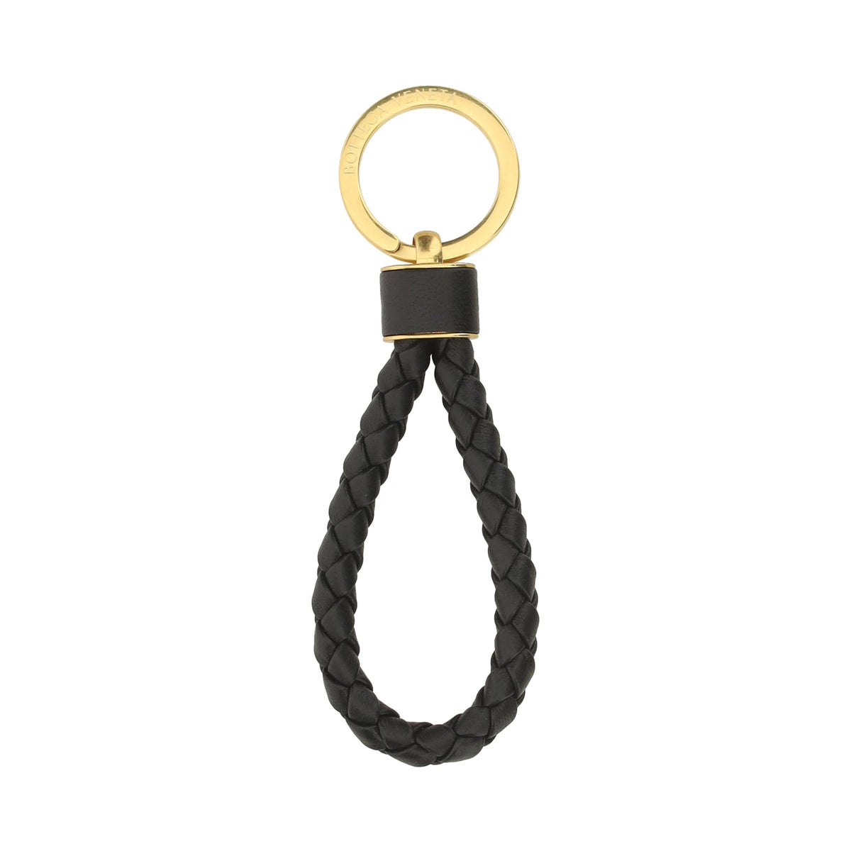 Bottega Veneta Women Woven Leather Key Ring