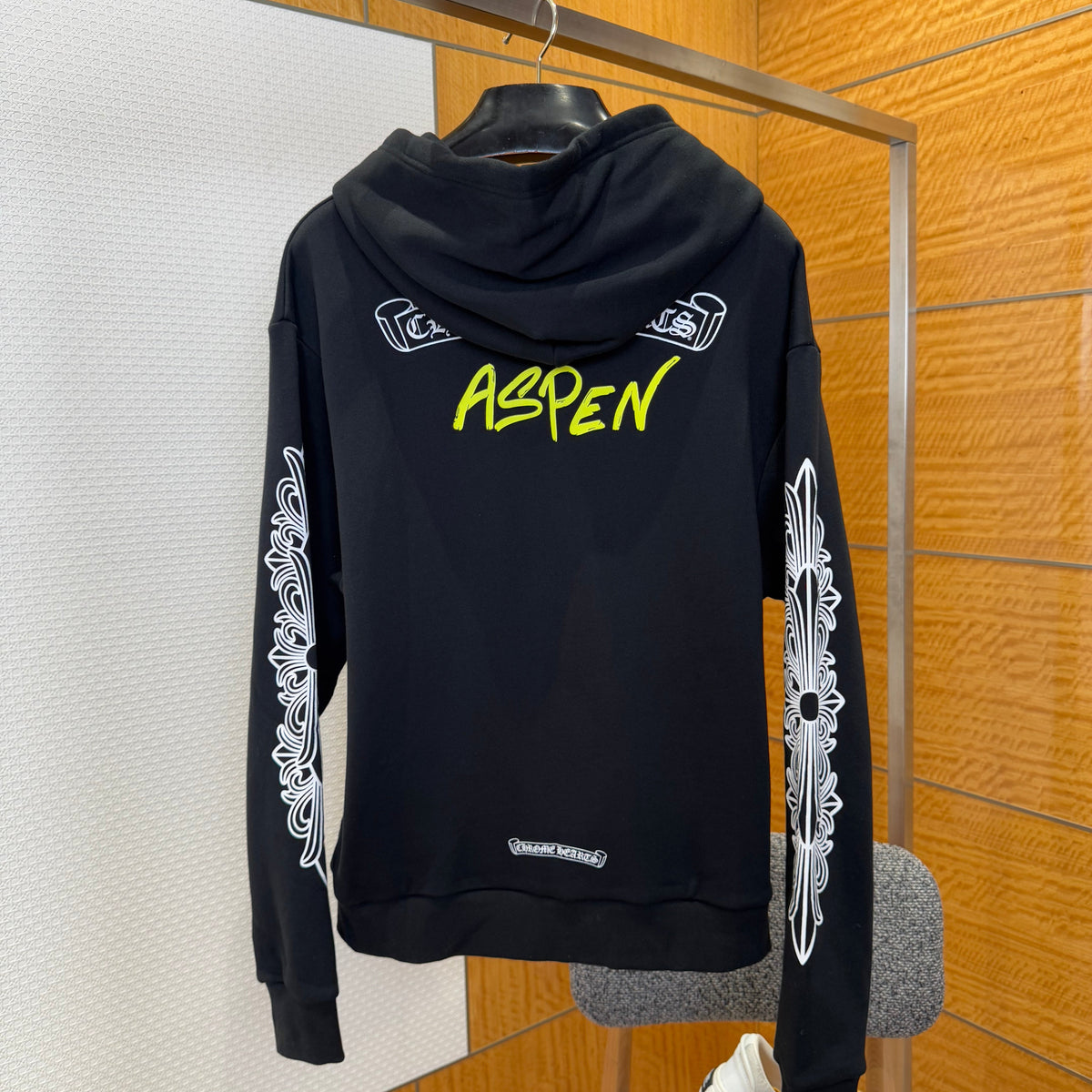 CHROME H ZIP HOODIE