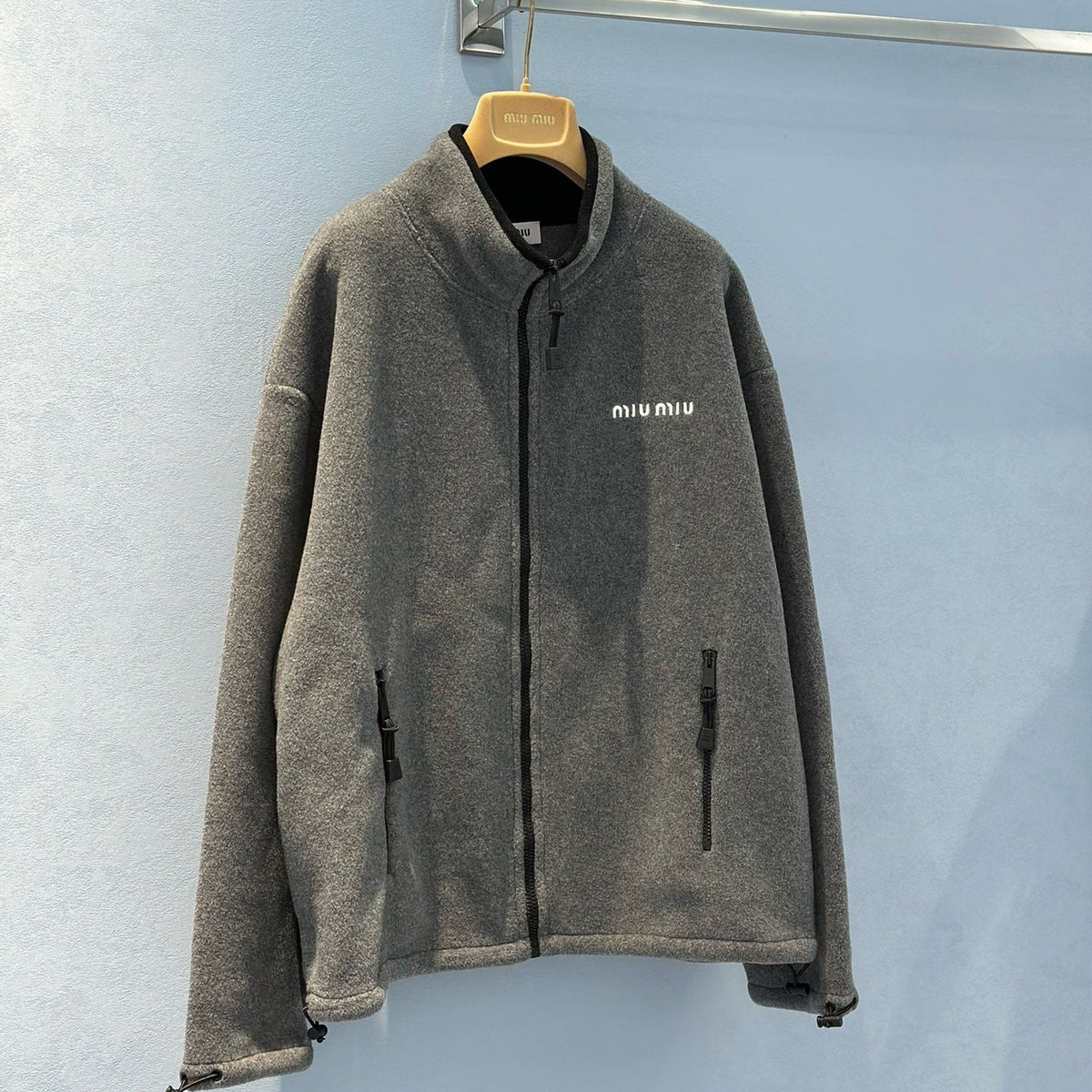 MIU M FLEECE JACKET