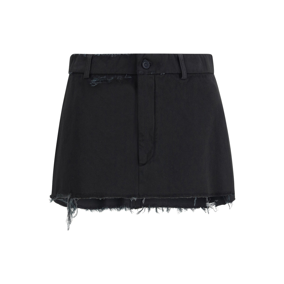 Balenciaga Women Fringed Miniskirt