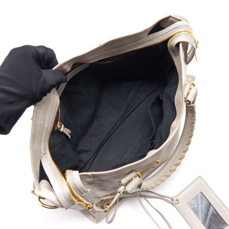 balenciaga Classic Metallic Edge City White