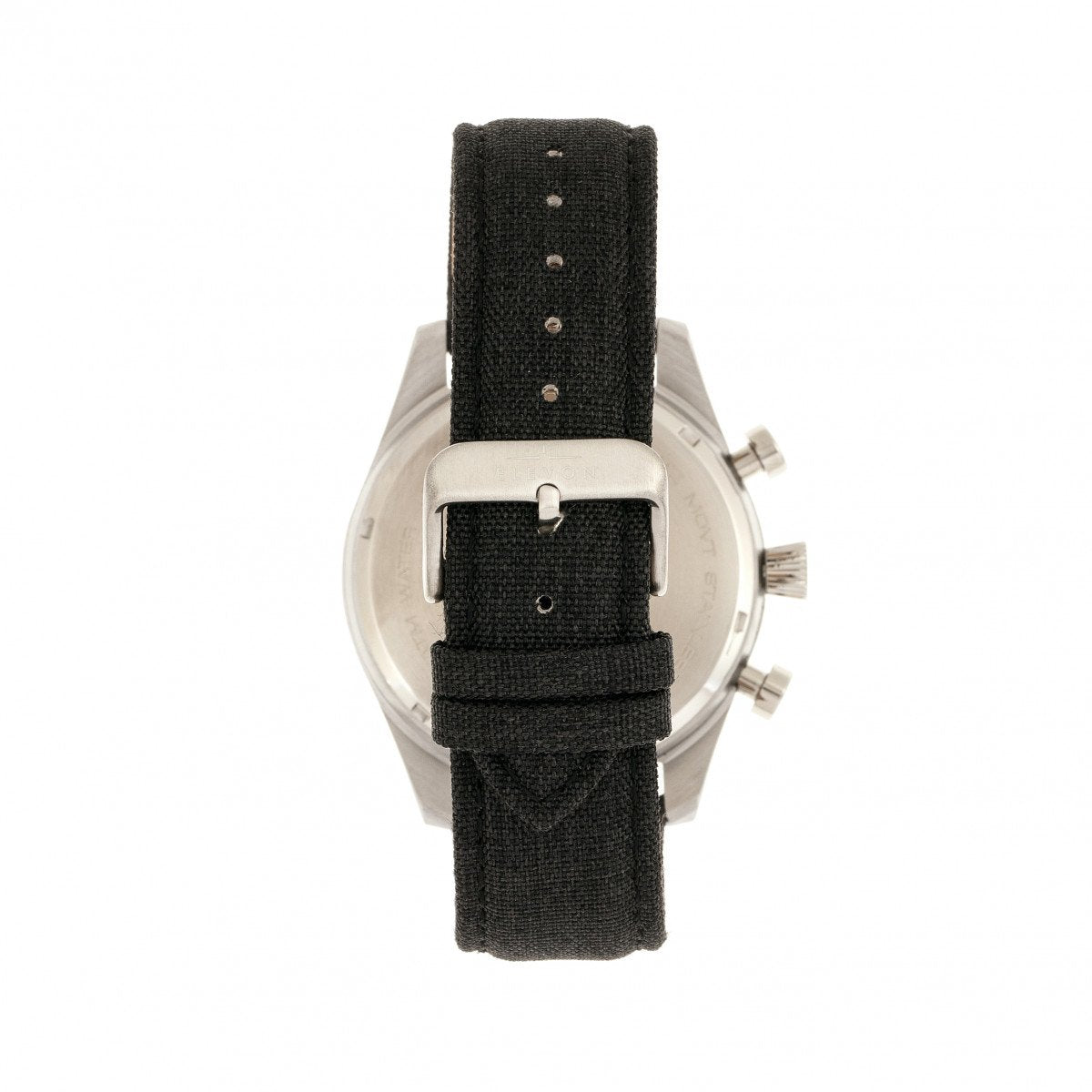 Elevon Curtiss Chronograph Nylon-Overlaid Leather-Band Watch