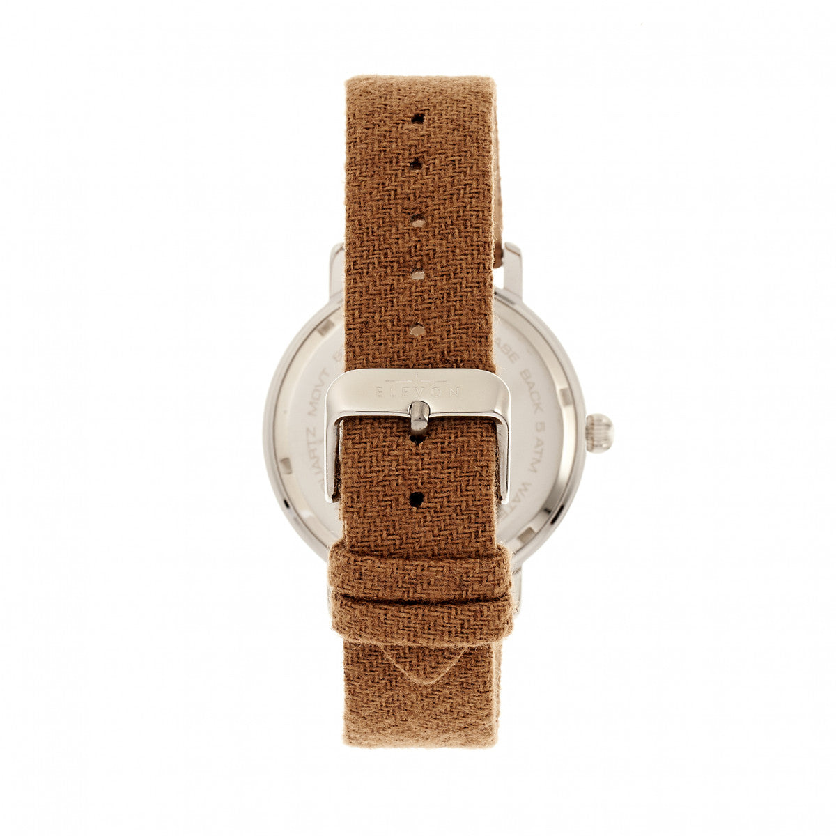 Elevon Northrop Wool-Overlaid Leather-Band Watch - Camel/Green