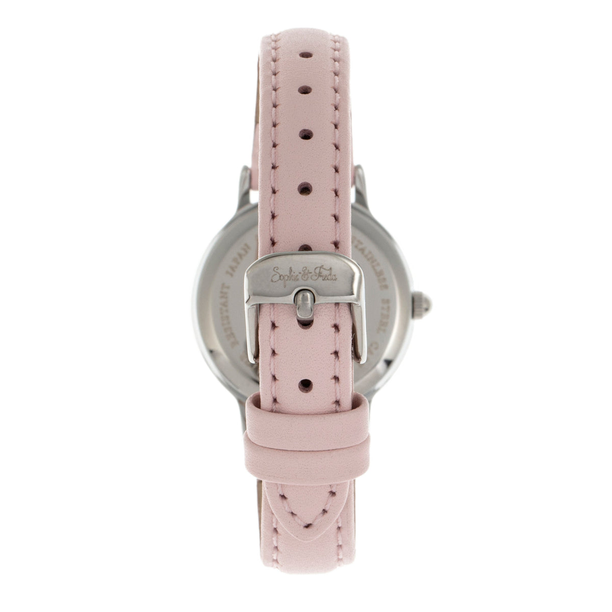Sophie & Freda Berlin Leather-Band Watch - Light Pink