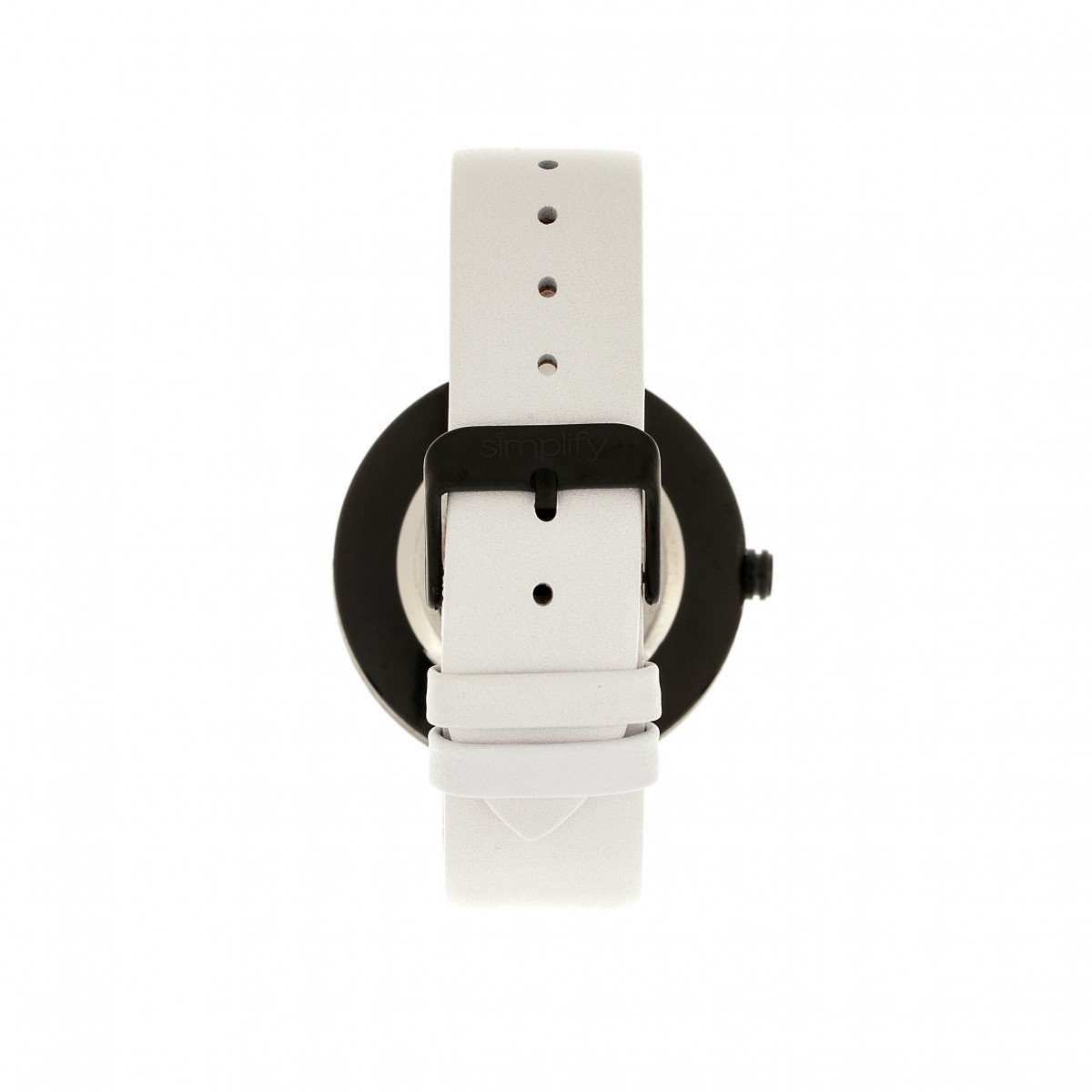 Simplify The 3900 Leather-Band Watch w/ Date