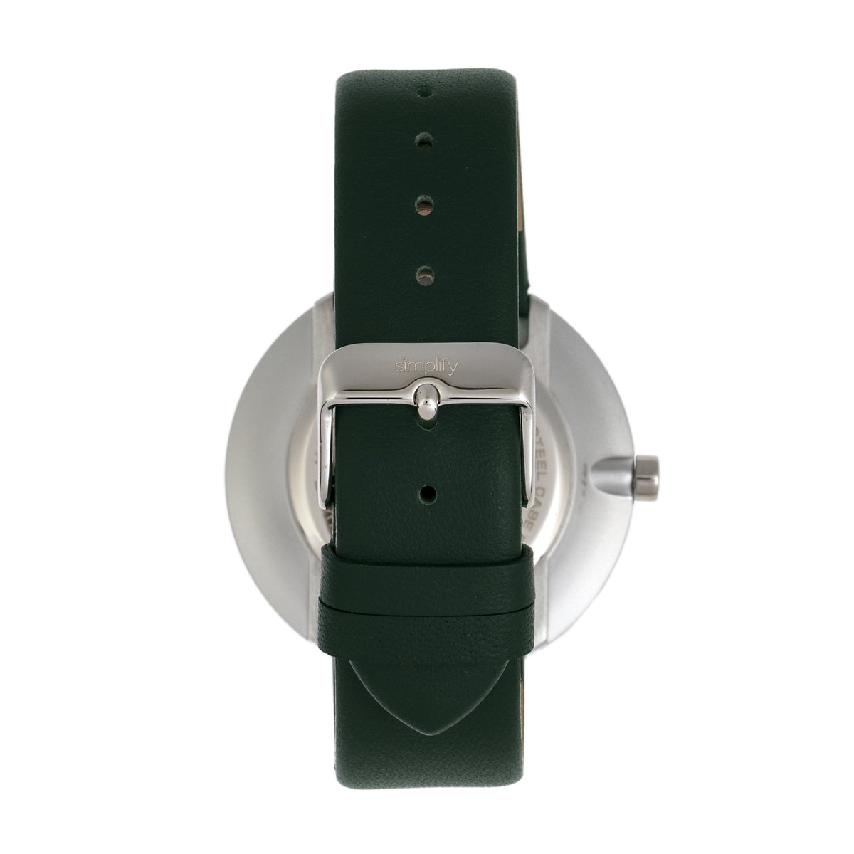 Simplify The 4000 Leather-Band Watch