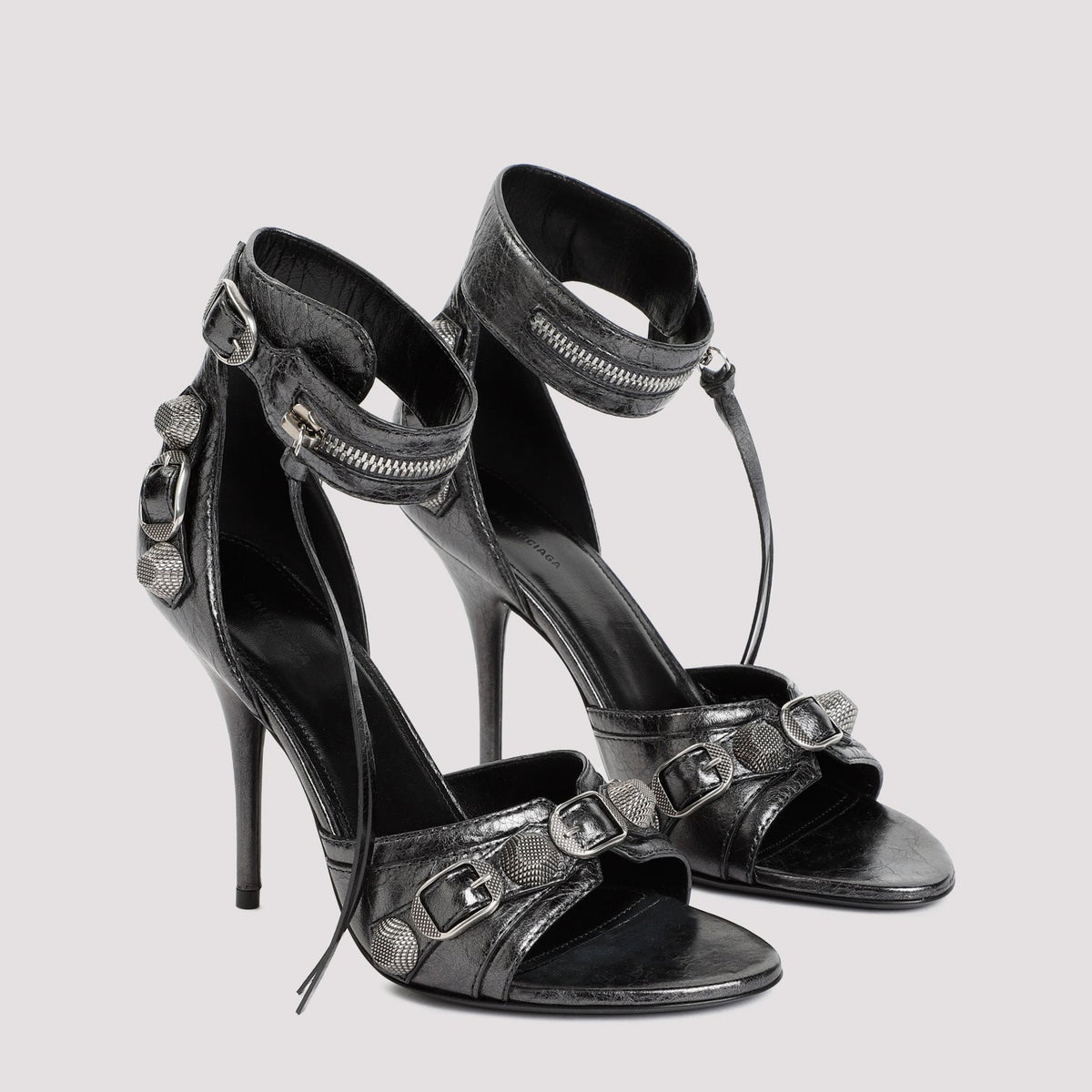 BALENCIAGA Cagole Sandals with 11cm Stiletto Heels
