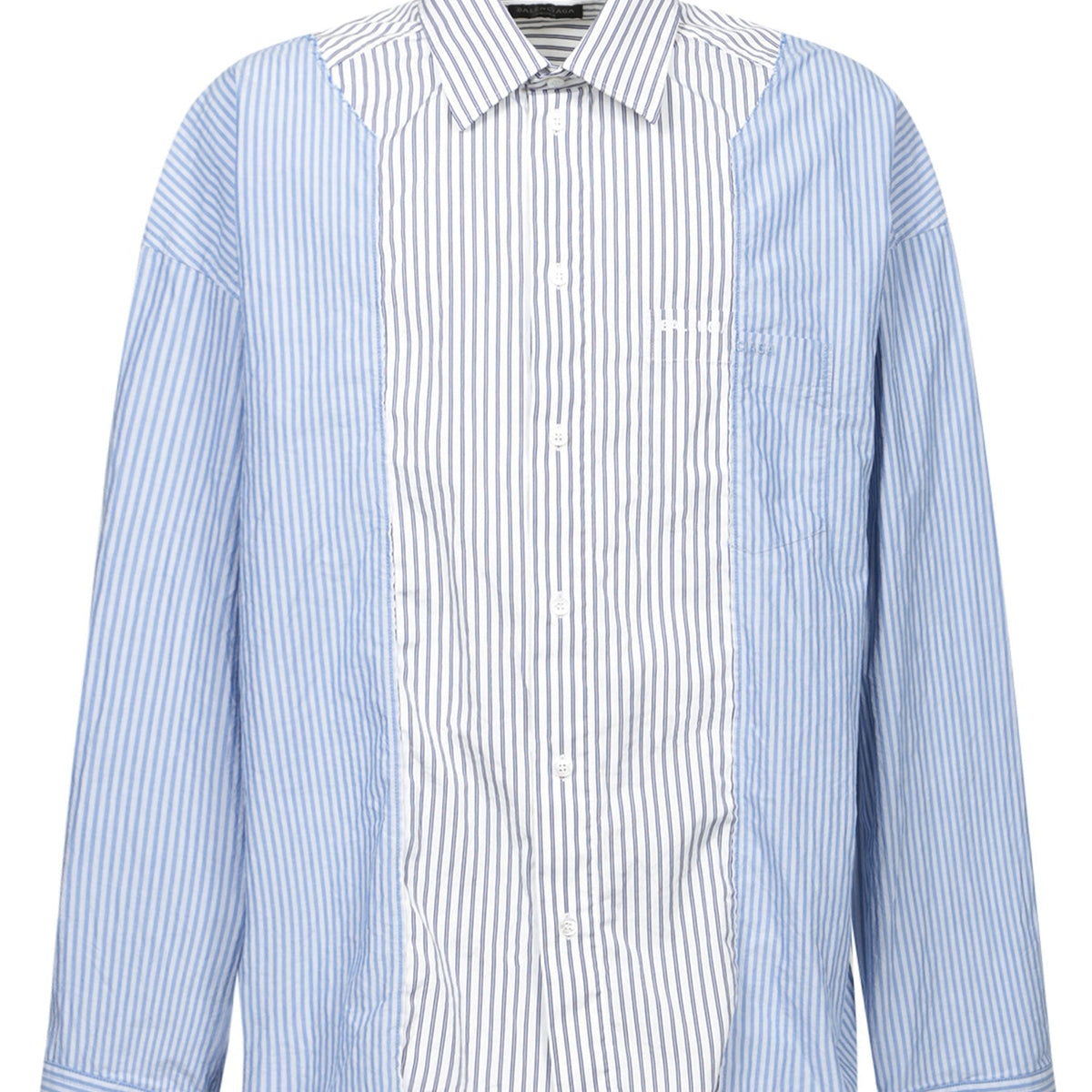 BALENCIAGA Classic Vertical Stripe Shirt for Men - FALL WINTER 24/25
