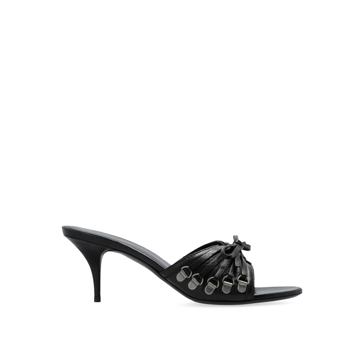 BALENCIAGA Elegant 70 Stiletto Leather Sandals