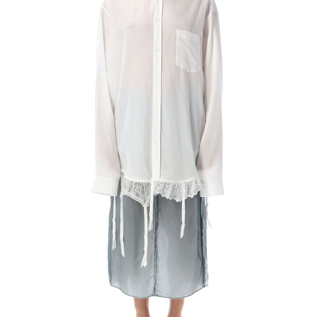 BALENCIAGA Delicate Lingerie Shirt - Size 36