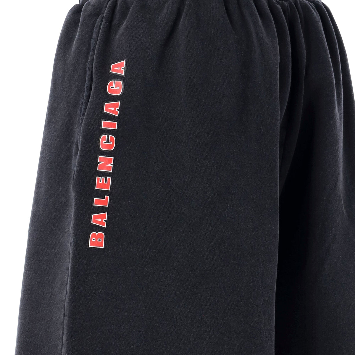 BALENCIAGA Logo Print Sweatshorts - Loose Fit (Large)