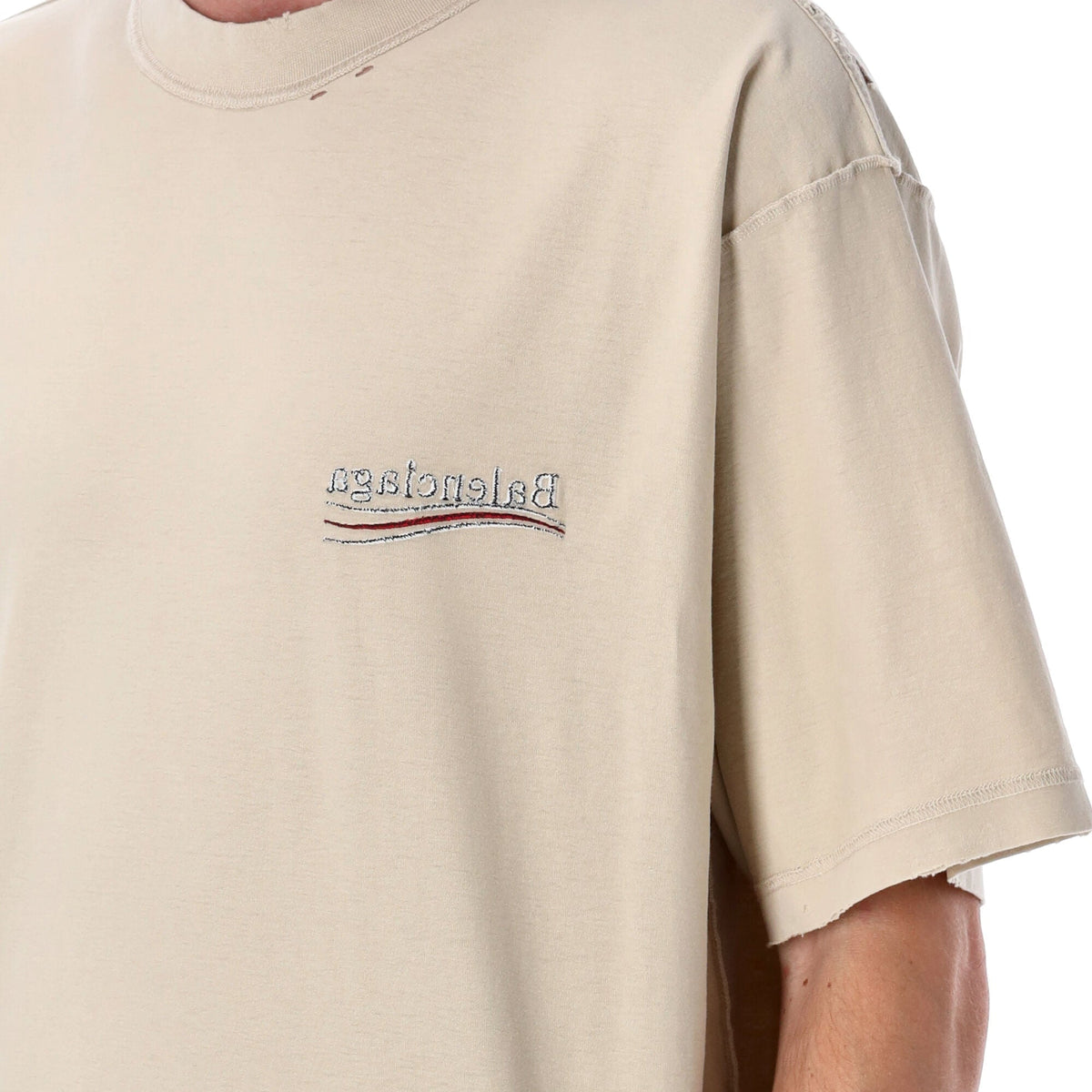 BALENCIAGA Inside-Out Political Campaign T-Shirt - Large Fit