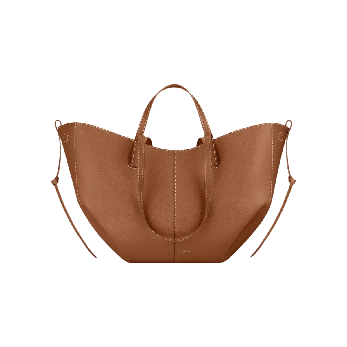 Polene Cyme Tote Bag Camel
