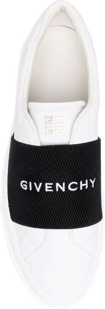 CITY SPORT LEATHER SLIP-ON SNEAKERS