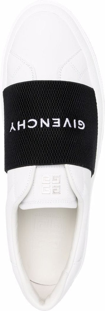 CITY SPORT LEATHER SLIP-ON SNEAKERS