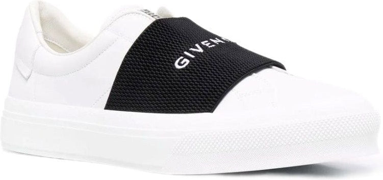 CITY SPORT LEATHER SLIP-ON SNEAKERS