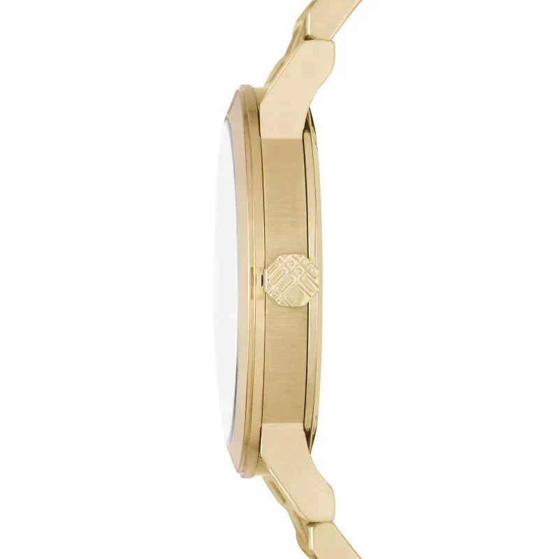 Burberry Ladies The City Yellow Gold Watch BU9033