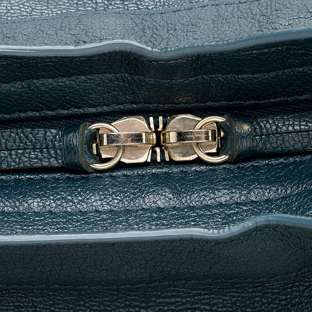 Balenciaga Agneau Metallic Edge City Satchel (SHF-17832)