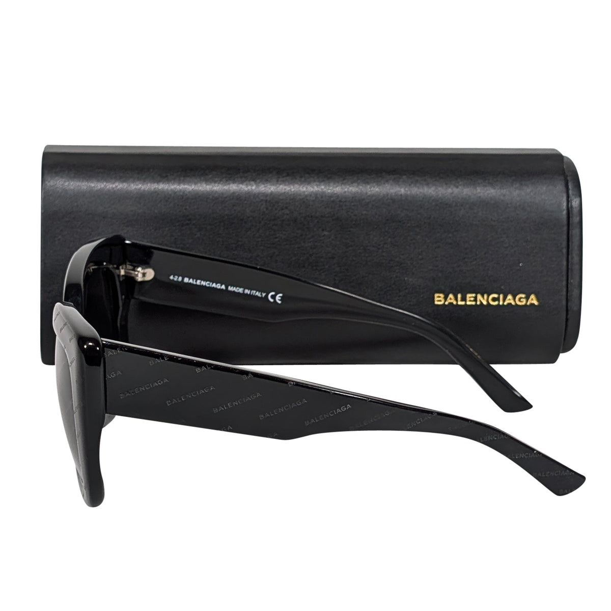 balenciaga - Black Logo Lens Sunglasses