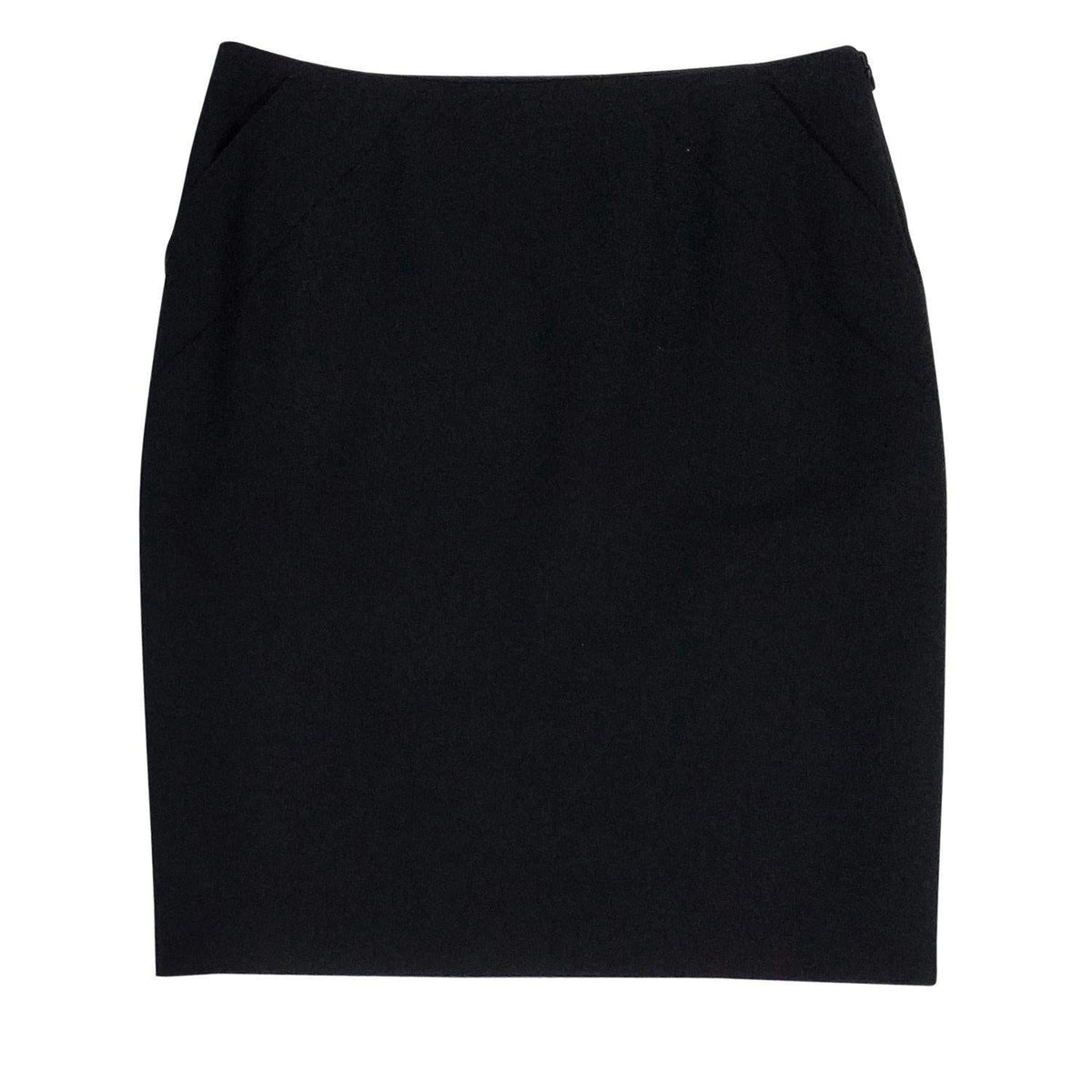 balenciaga - Black Miniskirt w/ Pockets Sz 8
