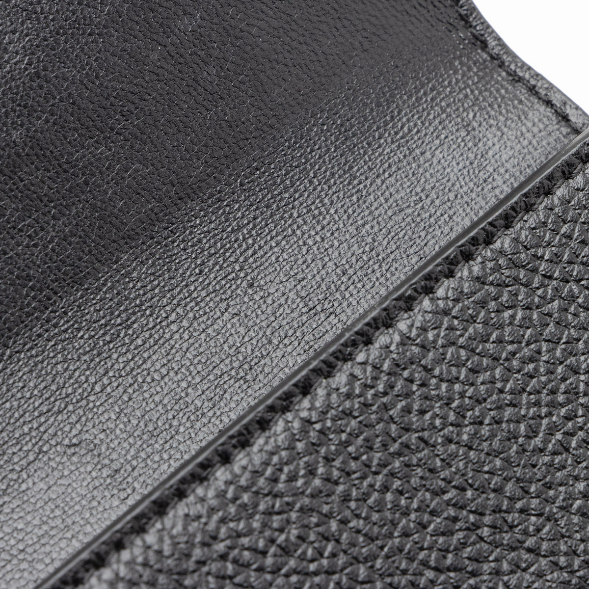 Balenciaga Grained Calfskin Logo Cash Phone Card Holder Flap Bag (SHF-23466)