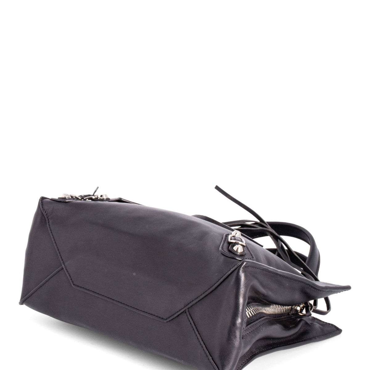 balenciaga Leather Neo Classic City Bag Black
