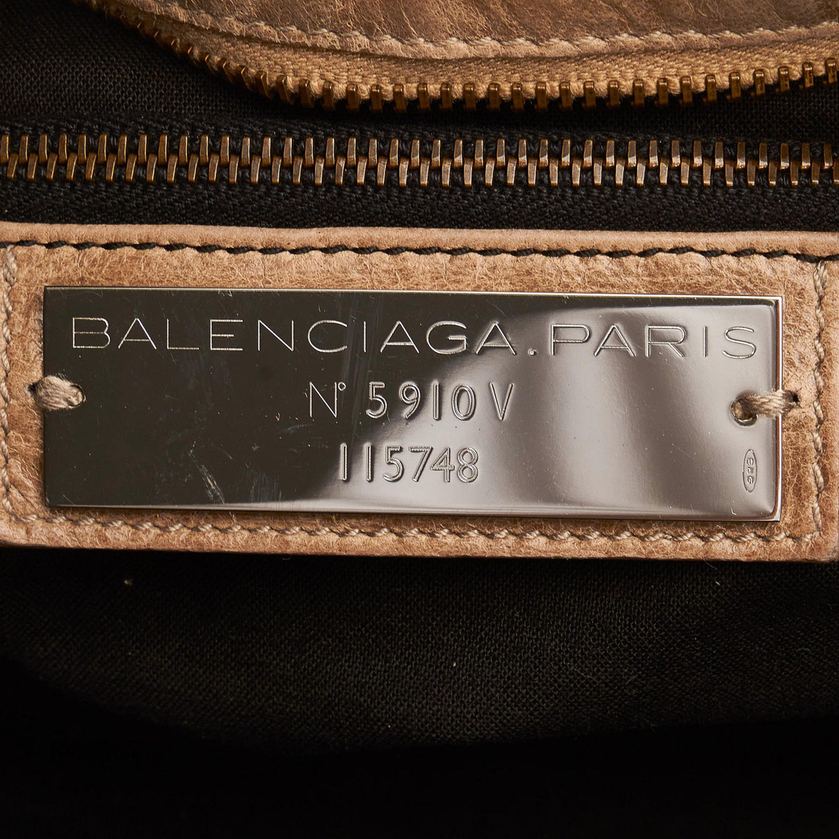 Balenciaga Motocross Classic City Lambskin Leather Satchel (SHG-33532)
