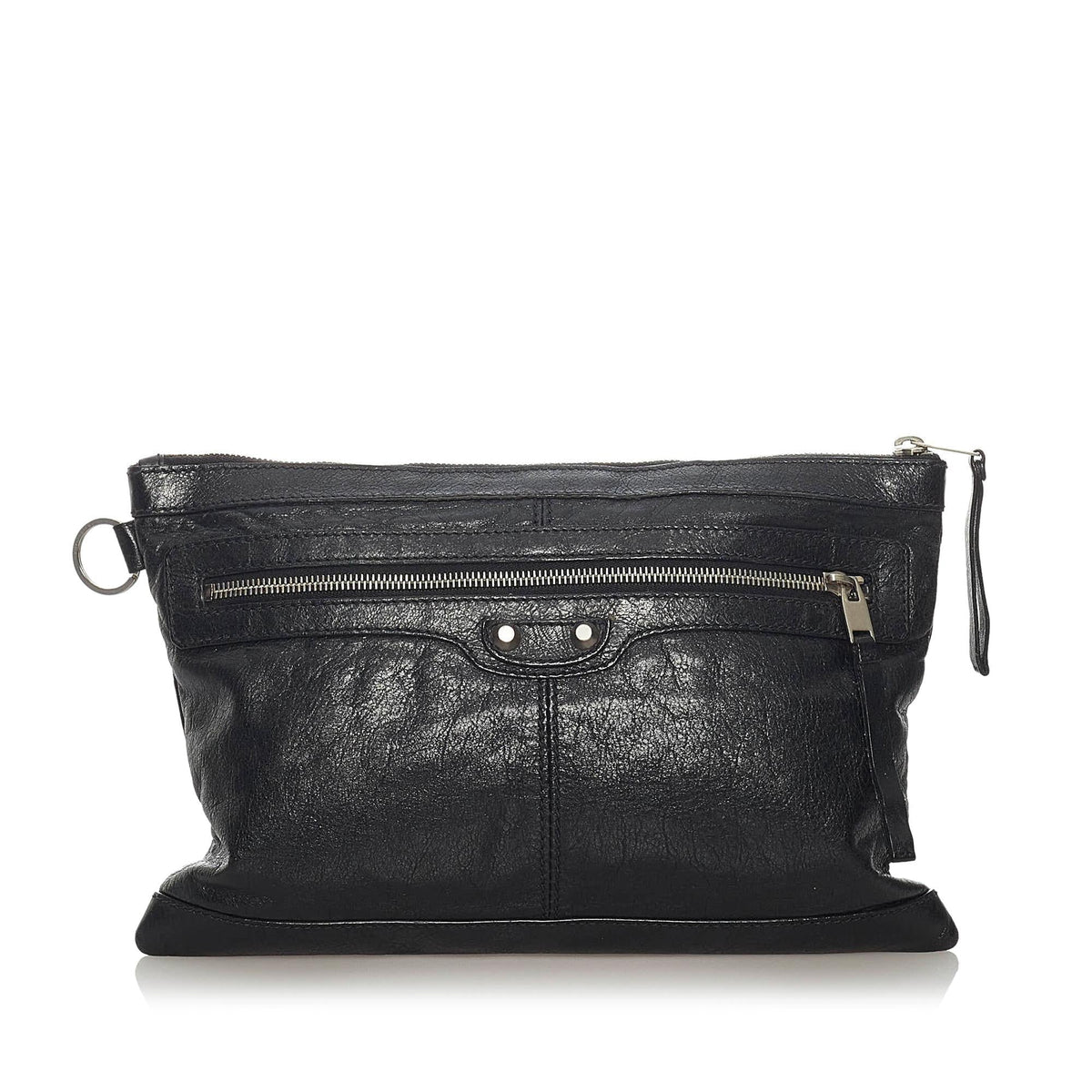 Balenciaga Motocross Classic Clip L Clutch Bag (SHG-29013)