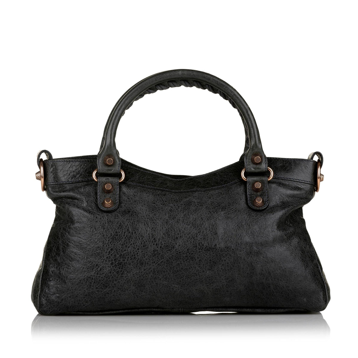 Balenciaga Motocross First Giant 12 Leather Satchel (SHG-33154)