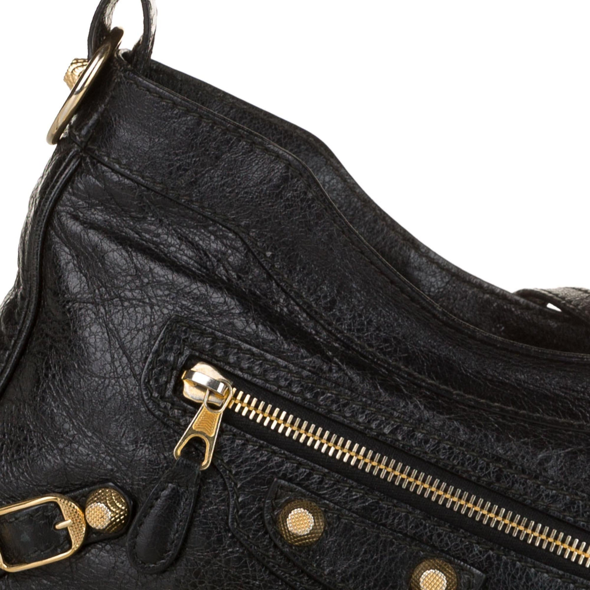 Balenciaga Motocross Hip Giant 21 Leather Crossbody Bag (SHG-34159)