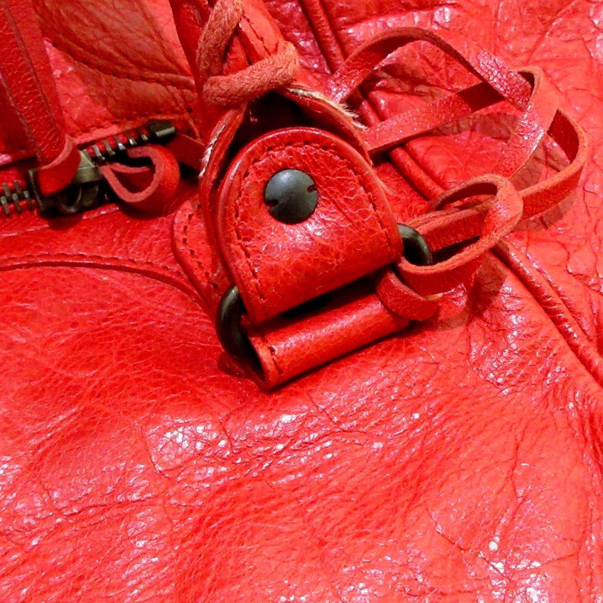 Balenciaga Motocross Sunday Leather Tote Bag (SHG-36401)