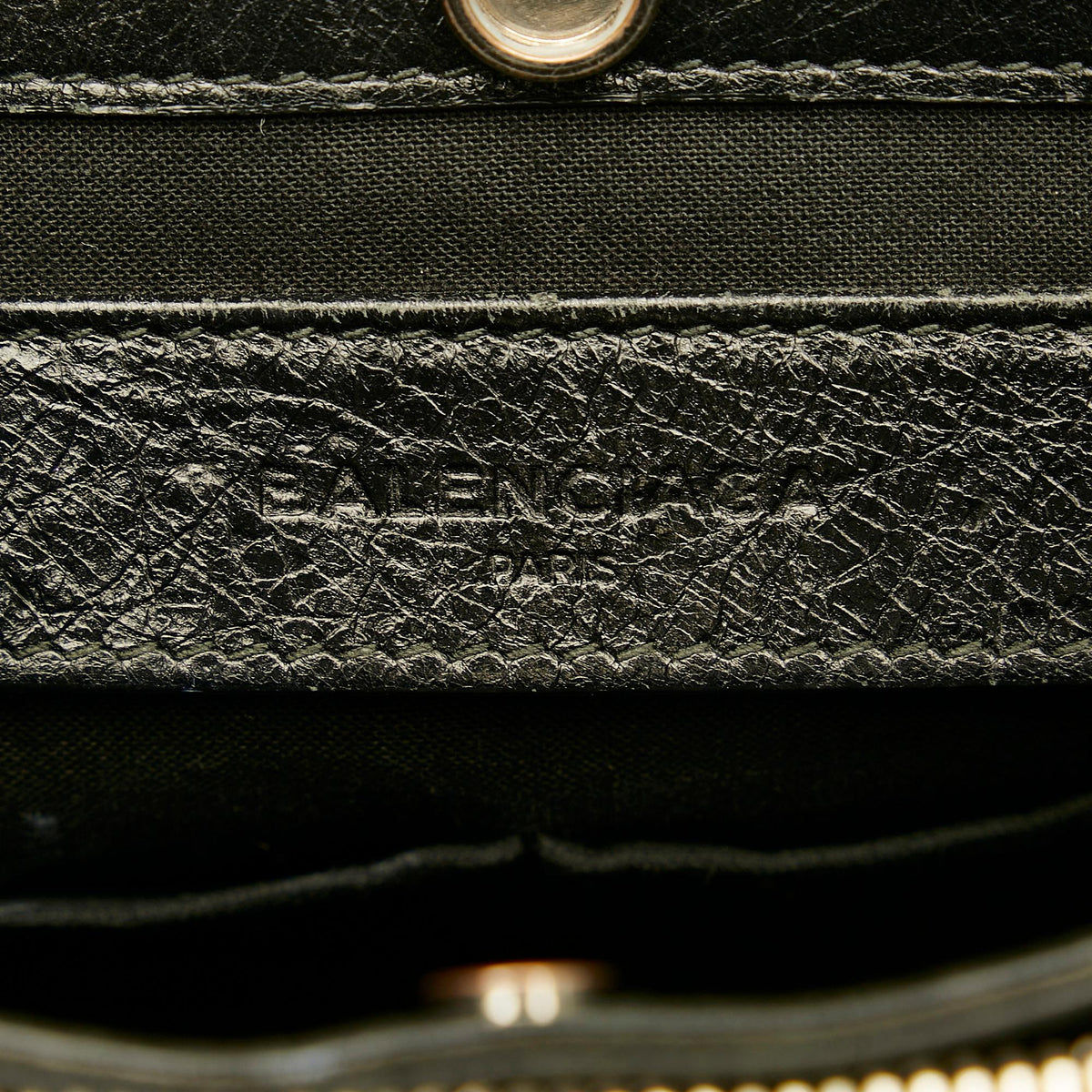 Balenciaga Navy Pochette S Canvas Crossbody Bag (SHG-28703)