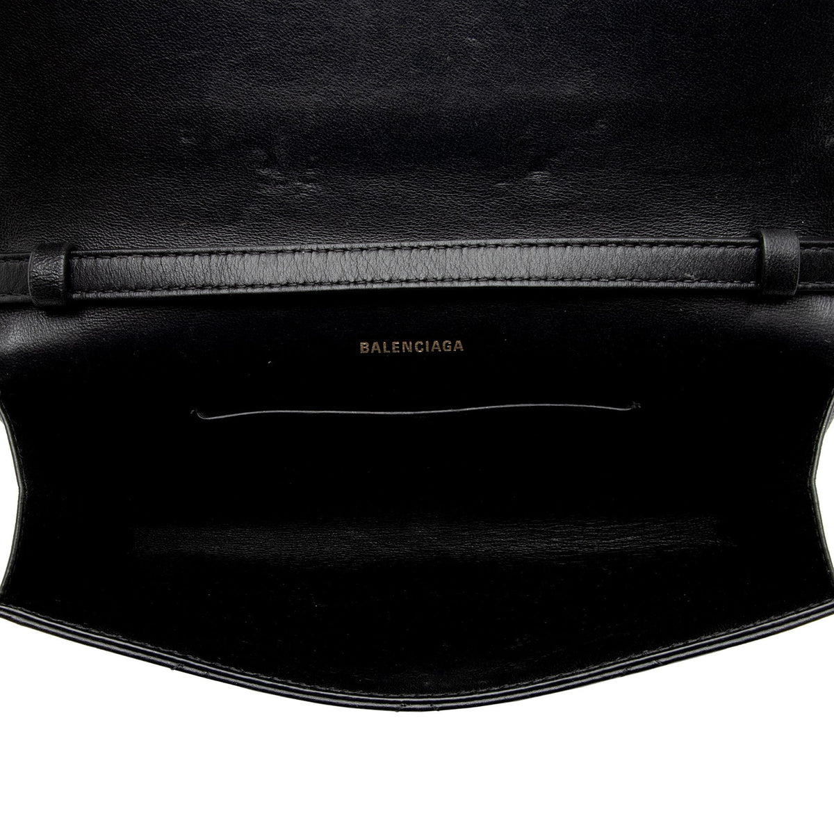 Balenciaga Quilted Calfskin B Phone Holder Crossbody Bag (SHF-wF8OTg)