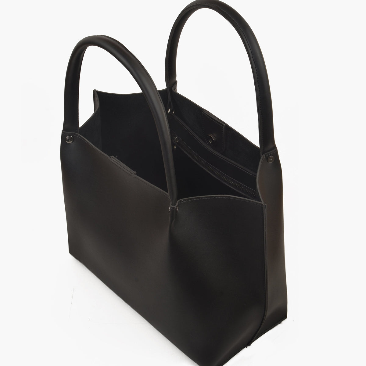 Black tote bag