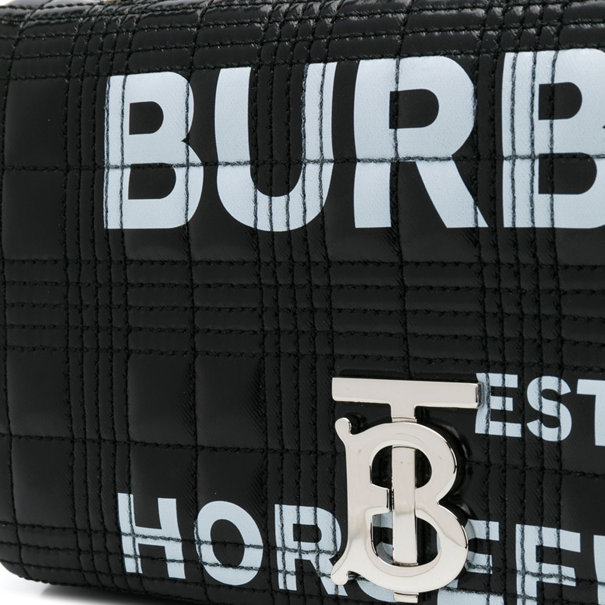 BURBERRY SMALL HORSEFERRY PRINT QUILTED LOLA SHOULDER BAG