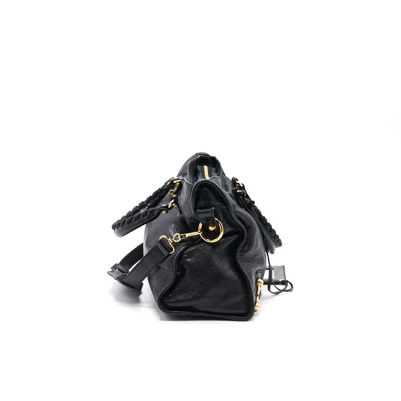 balenciaga Giant City Bag BLACK GHW