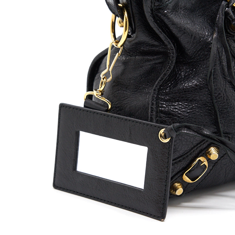 balenciaga Giant City Bag BLACK GHW