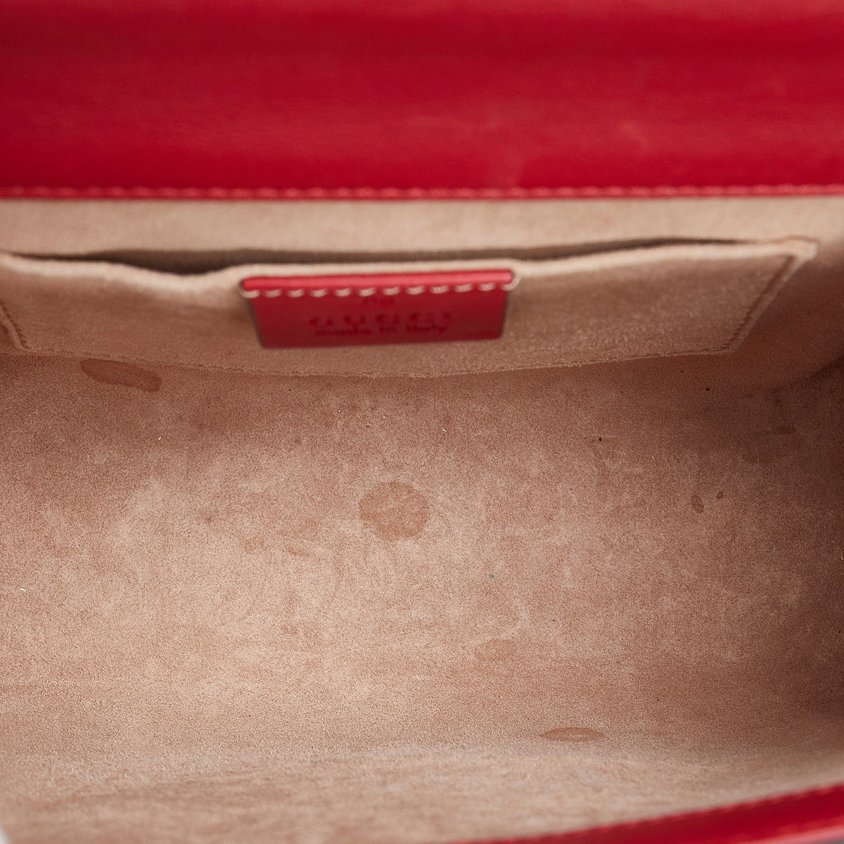 GUCCI Pearl Studded Padlock Shoulder Bag