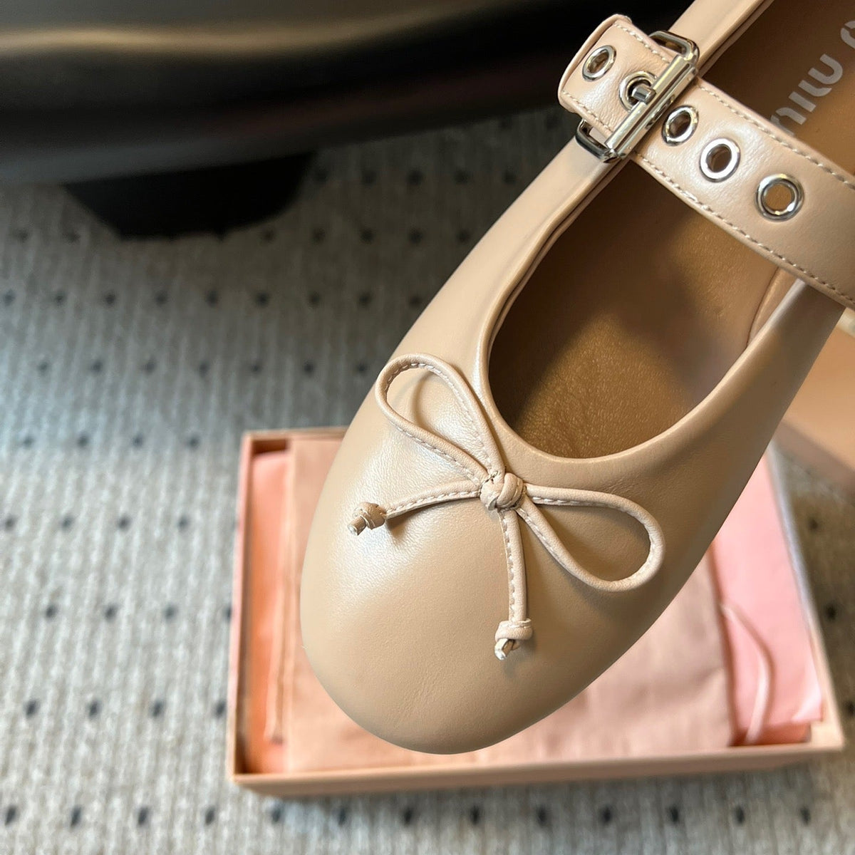 MIU M BALLERINA FLATS