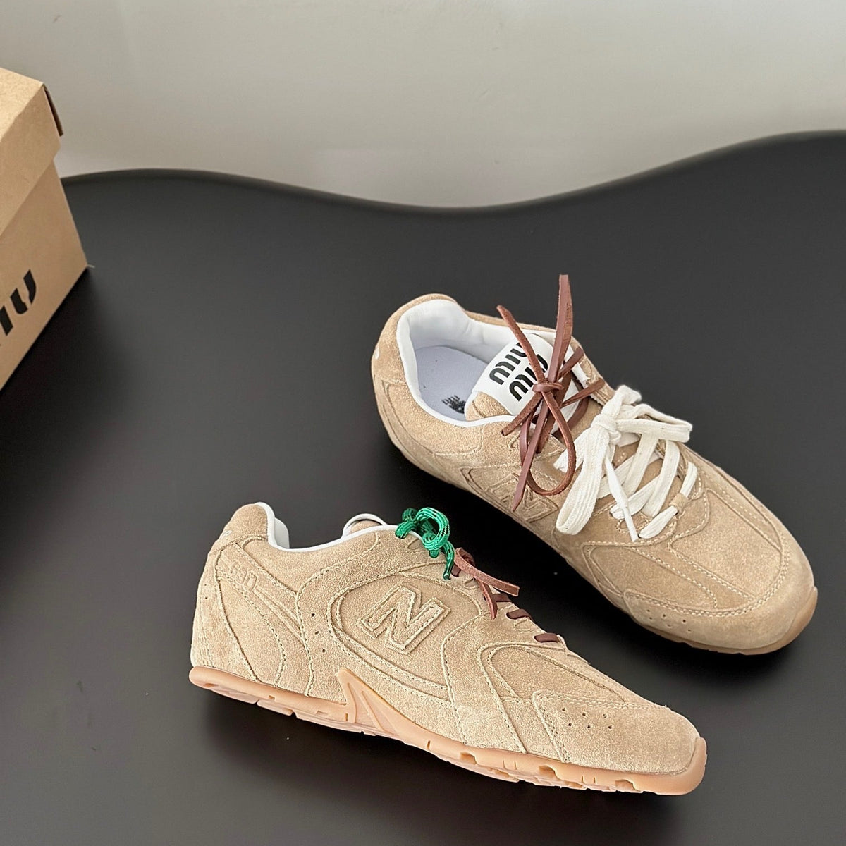MIU M x NEW BALANCE TRAINERS
