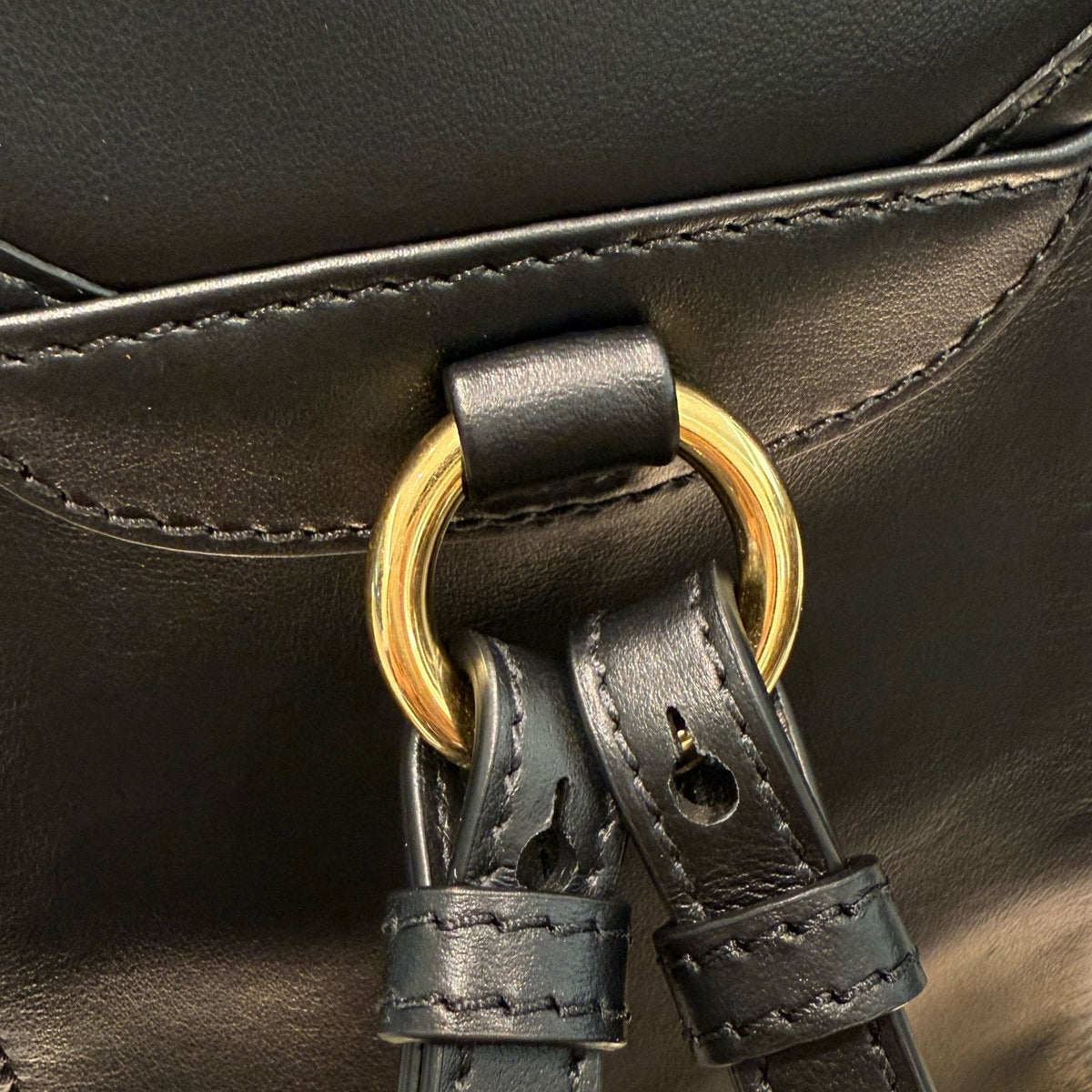 MIU M LEATHER BACKPACK