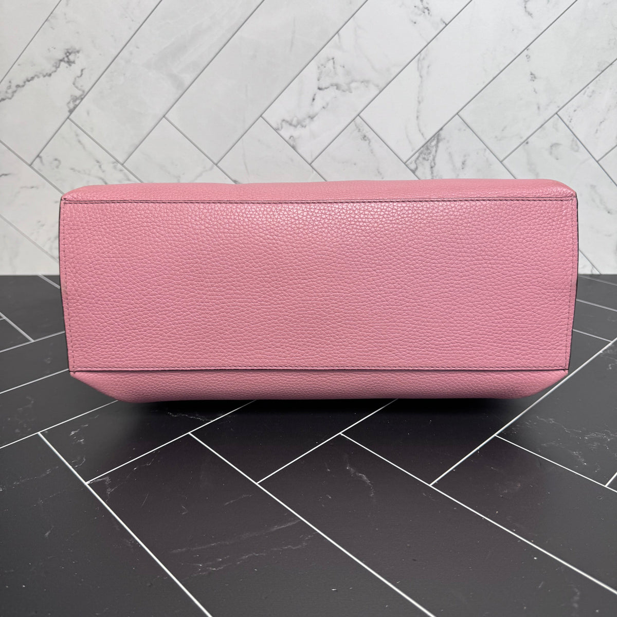 Gucci Pink Bamboo Daily Top Handle Bag