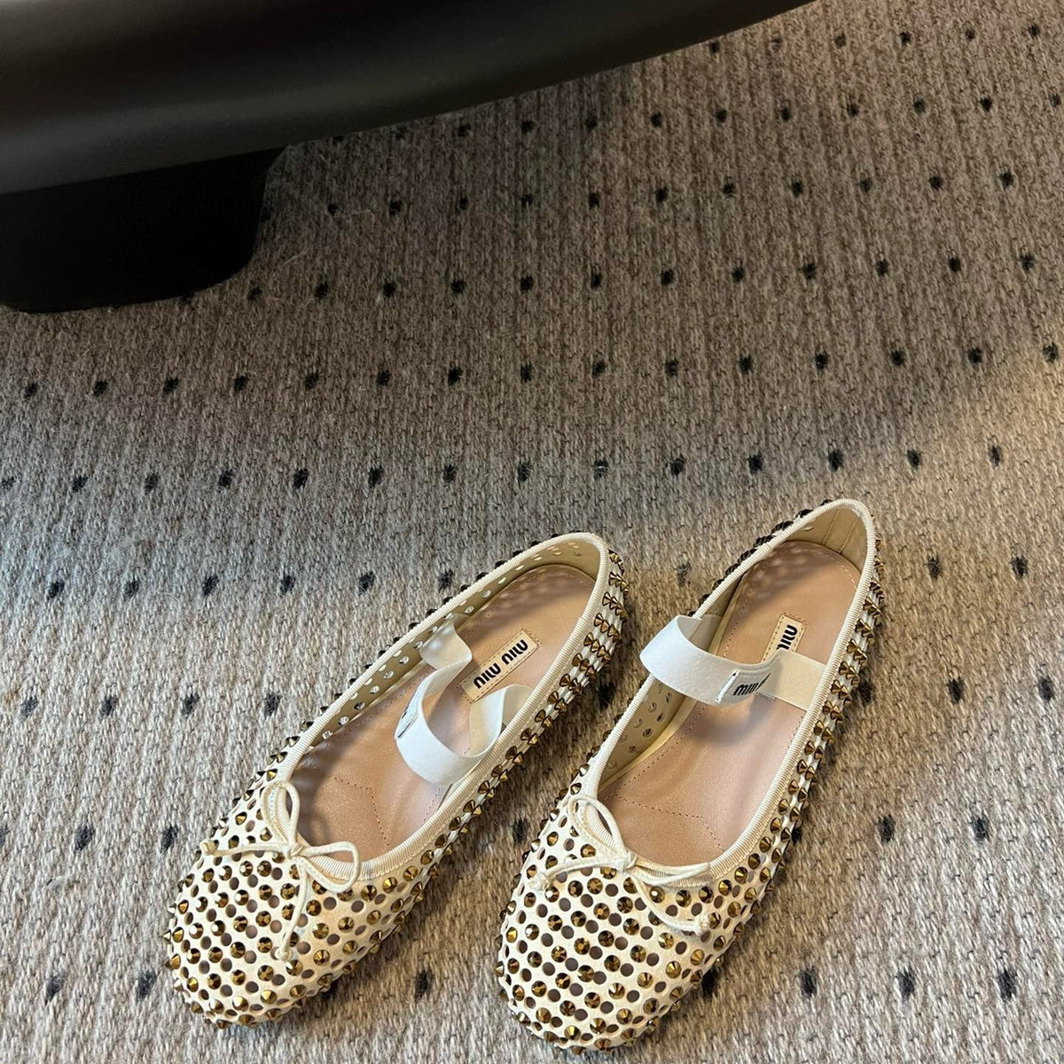 MIU M BALLET FLATS