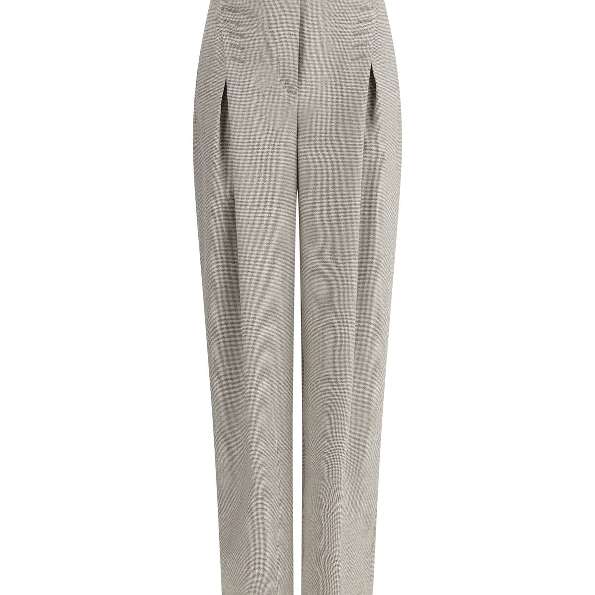 Fendi Women Pied-De-Poule Pants